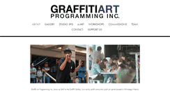 Desktop Screenshot of graffitigallery.ca
